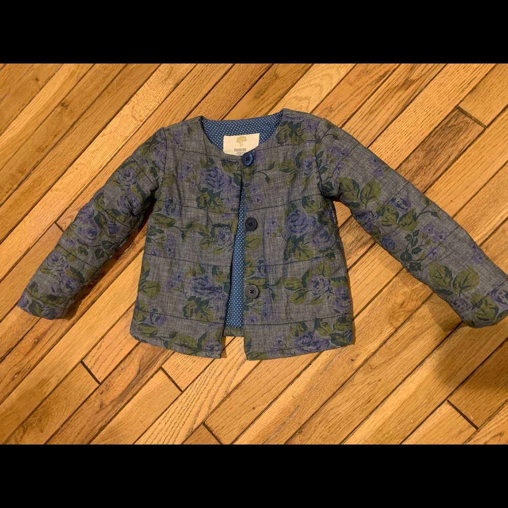 Tucker and Tate floral chambray jacket